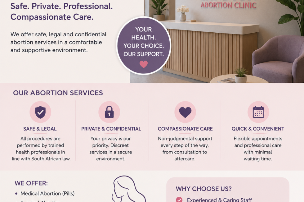 Abortion clinic in Sandton